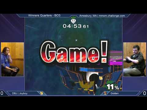 MMOM183 SSBM - DBJ | Joyboy (Fox) vs. Golden (C. Falcon) - Melee WQF