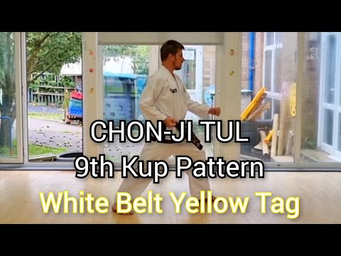 CHON-JI - ITF Taekwon-Do | 9th Kup Pattern (White Belt Yellow Tag)