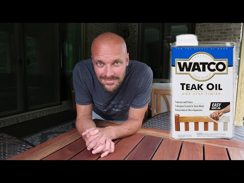 image-Can you stain teak black?