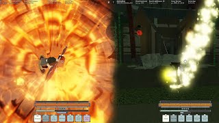 How to make a Gigantic Fire Eruption and Super Far TP Jolt Grab