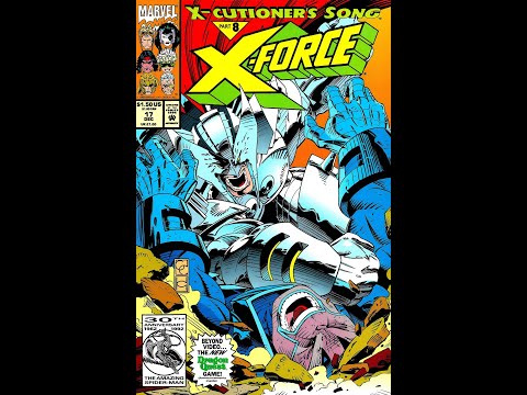 Stryfe Vs Apocalypse! X-Cutioner's Song! X-Force 17, by Fabian Nicieza and Greg Capullo, Marvel 1992
