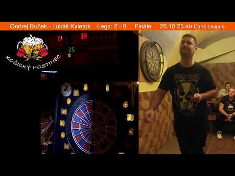 Ondrej Buček - Lukáš Kvietok 26.10.2023 (KH Darts League)