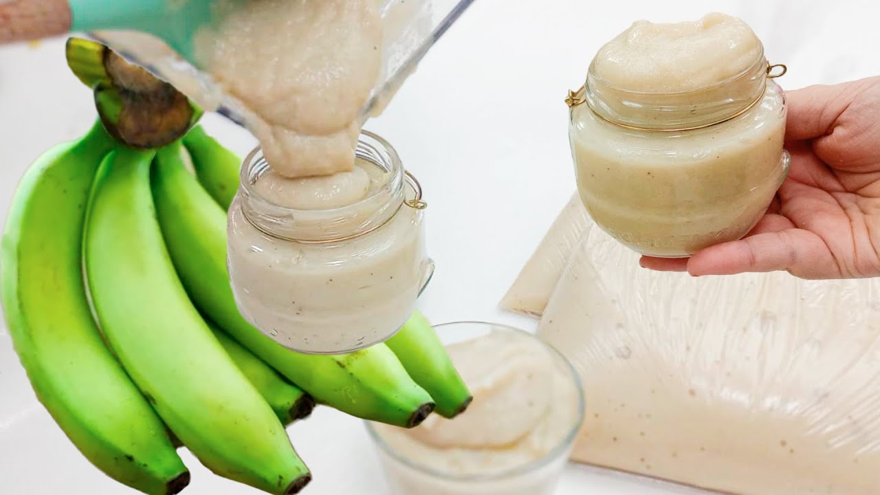 RECEITA PODEROSA: COMO FAZER UMA BIOMASSA DE BANANA VERDE INCRIVELMENTE SAUDÁVEL  CONTRA DEPRESSÃO