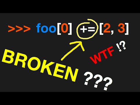 Python Oddities: making code both ERROR and SUCCEED!? (+= operator) #python #programming