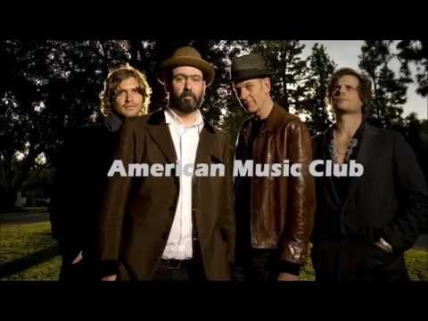 american music club - blue and grey shirt