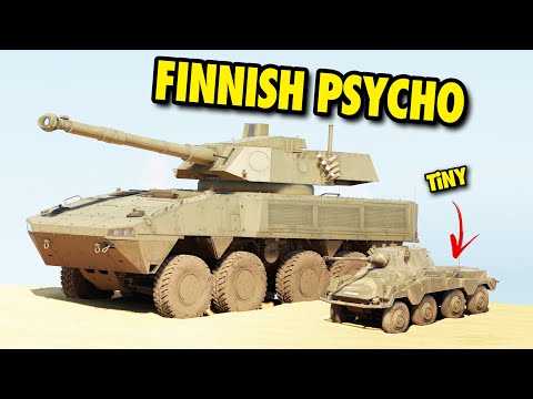 THIS FINNISH WHEELED TANK IS PSYCHOTIC - PATRIA CT-CV 105HP in War Thunder