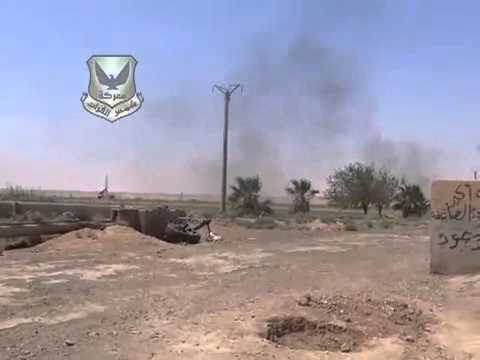 استهداف قوات النظام في كتيبة الصواريخ بقذائف الهاون من قبل لواء جعفر الطيار في دير الزور