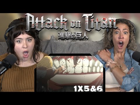 Attack on Titan 1x05-06 'First Battle' & 'The World the Girl Saw' | First Time Reaction