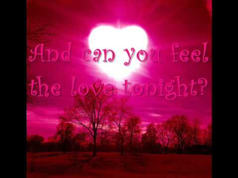 Can You Feel the Love Tonight?  Lyrics