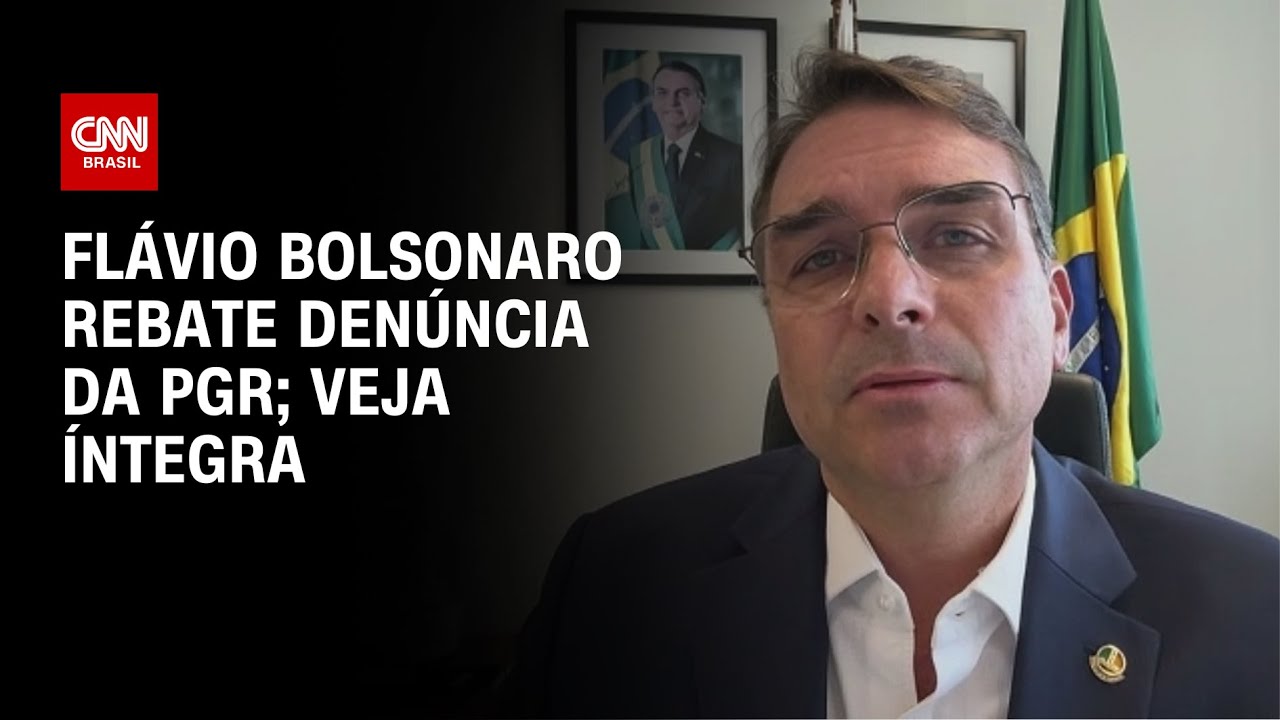 Flávio Bolsonaro rebate denúncia da PGR; veja íntegra | CNN NOVO DIA