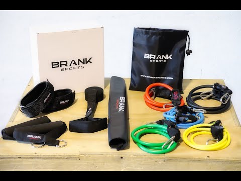 Présentation des BRANK Tubes: élastiques de musculation avec poignées de qualité