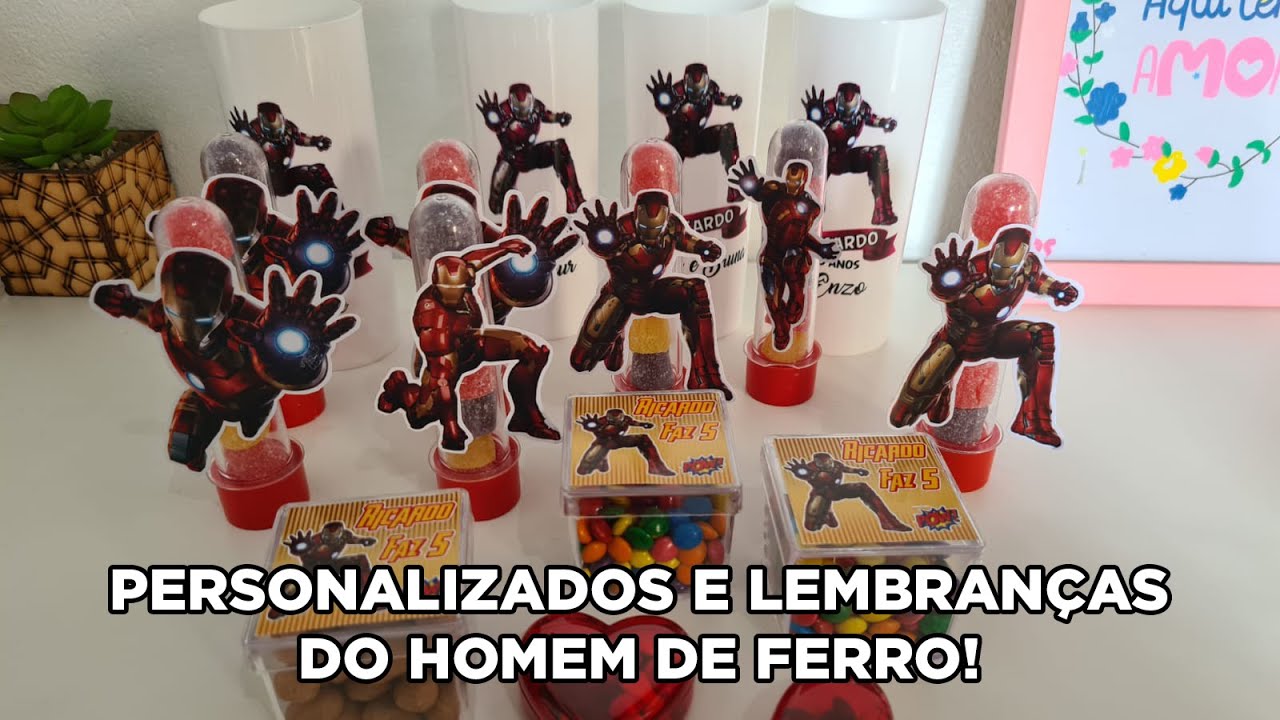 Personalizados e Lembrança Homem de Ferro