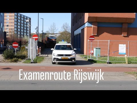 EXAM ROUTE RIJSWIJK!
