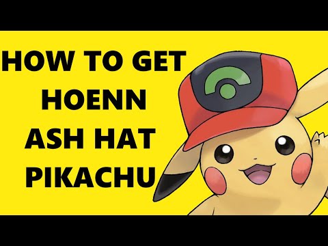 HOW TO GET HOENN ASH HAT PIKACHU IN POKEMON SWORD AND SHIELD| Pokemon Mystery Gift