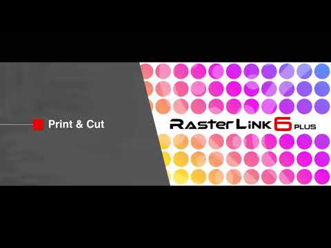 RasterLink 6 Tutorial: Cut&Print statt Print&Cut