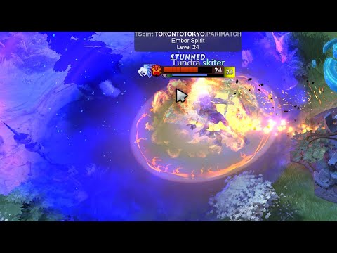 Tundra.skiter PRE-FIRES chrono and casts a SECOND ONE just to kill Ember!