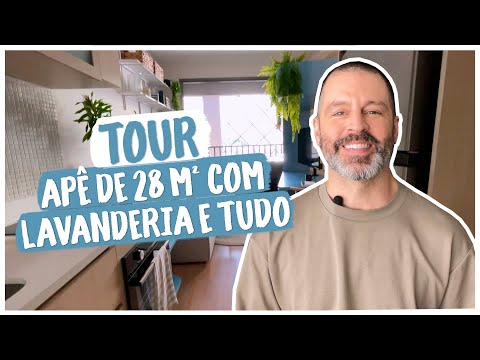 APARTAMENTO PEQUENO 28 M2 (E TEM TUDO!)