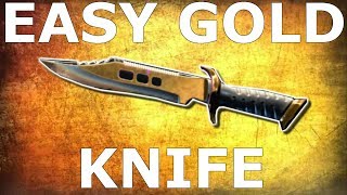 BO4: EASY GOLD COMBAT KNIFE - Diamond Camo Guide (Tips and Tricks)