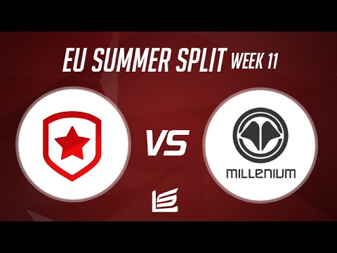 EU LCS 2014 Summer W11D2: Gambit Gaming vs Millenium Highlights
