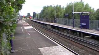 preview picture of video 'Liverpool bound train at Trafford Park Station'