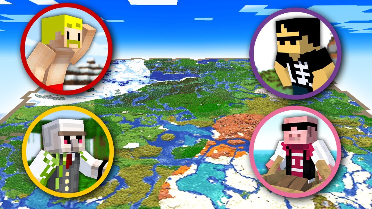 体力と手持ちが共有の世界で全員合流するまで終われません！【マイクラ】