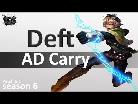 EDG Deft : Ezreal vs Corki | Bot lane | KR SoloQ | Patch 6.1