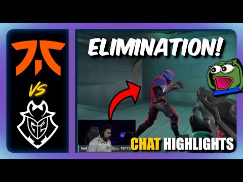 LOSER OUT! FNC vs G2 - CHAT HIGHLIGHTS | VCT MASTERS TORONTO 2025