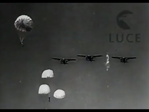 FOLGORE paratroopers' anthem: "COME FOLGORE DAL CIELO" (like lightning from heaven) ENG sub. - WW2
