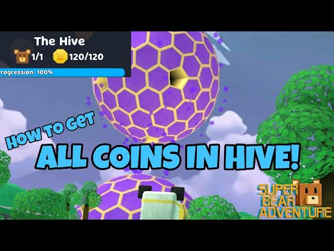 , title : 'How To Get All Coins In The Hive! (Super Bear Adventure)'