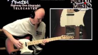 Video thumbnail for Fender Highway One Telecaster by MorrellMusic