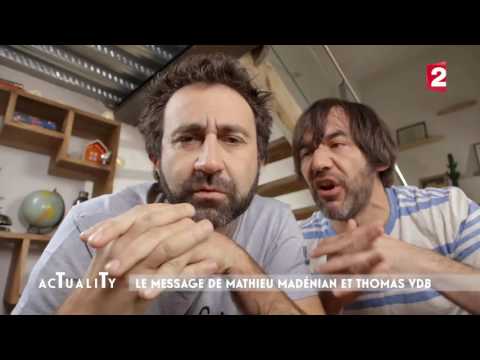 Le message à la chanson française de Mathieu Madénian & Thomas VDB
