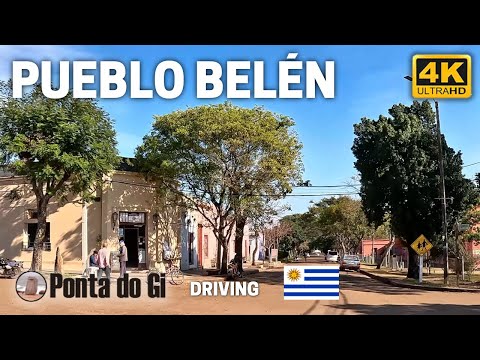 LA POBLACIÓN MAS ANTIGUA del NORTE de URUGUAY - PUEBLO BELEN #driving TOUR invierno 2025 SALTO en 4k