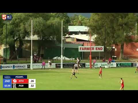 Rd 7 Hostplus SANFL Snapshot - North's Noah Casalini snaps in traffic