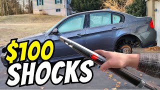 BMW E90 Suspension Repair: Cheap and Easy Rear Shock Replacement