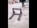 Portable And Adjustable Hand Operated ForkLift[DIY]