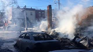 5 alarm blaze in Newark