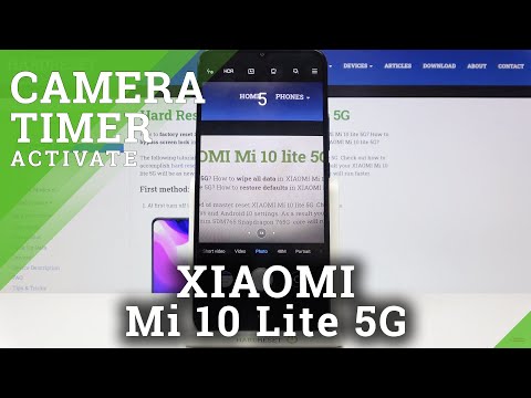 How to Set Camera Timer in XIAOMI Mi 10 Lite 5G