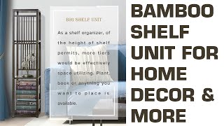 NNEWVANTE 3-Tier Bamboo Shelf for Home Decor & More - Unboxing Video