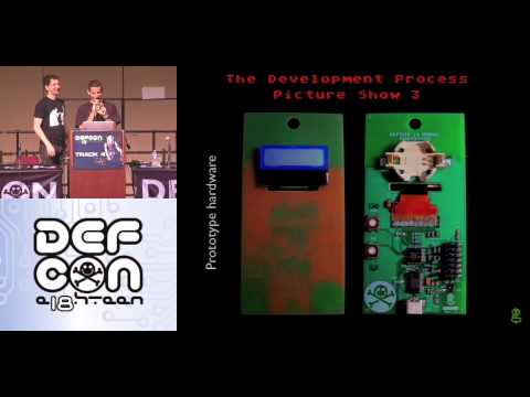 DEF CON 18 - The Dark Tangent & Joe Grand - Welcome and Making the DEF CON 18 Badge