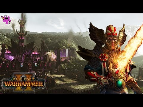 Total War Warhammer 2 - High Elves vs. Dark Elves Multiplayer Battle Gameplay Analysis