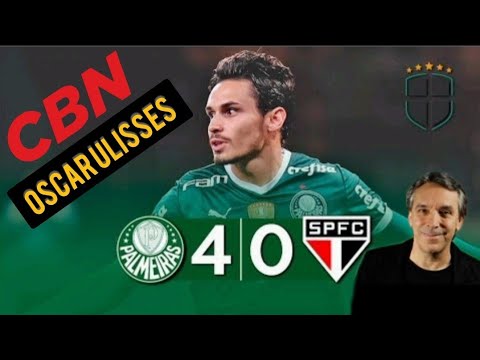 OSCAR ULISSES Palmeiras 4x0 São Paulo Globo/CBN final Paulistão 2022