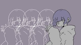 ここから(歯擦音？的な、さ行の音が反響して聴こえてくる気がしたので)おそらく微妙にエコーがかかってるのか少しだけ浮いた雰囲気の聴こえ方になってる気がして、その後の「握りしめて」の「しめて」からの音がおそらく雪見さんがおっしゃっていたように特にエフェクトがかかってなくて聴こえ方がさっきとは違ってストレートになってて、その分ハモりとかもよく聴こえてきててすごく良きです - ラグトレイン - 稲葉曇 / Covered by 雪見