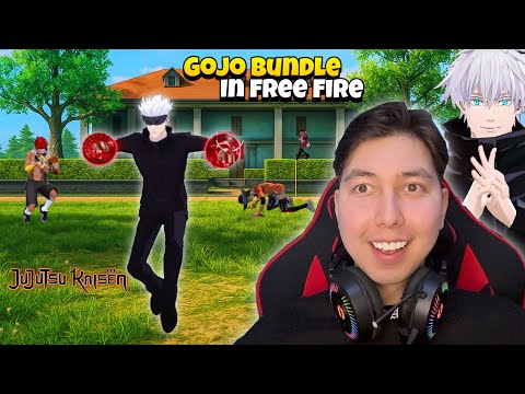 Gojo Bundle in Free Fire 🔥 - Let’s spin for it | Mehdix 