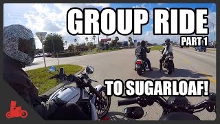 Group Ride to Sugarloaf, Part 1! - Harley Iron 883