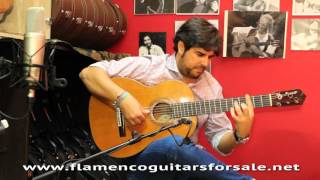 Video thumbnail for Gerundino Fernández 1976 flamenco guitar for sale played by Manuel Valencia by flamencoguitarsforsale