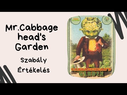 Bizarr ez a megjelenés: Mr.Cabbagehead's Garden társasjáték játékbemutató és szabályismertető - Társasozz Okosan!