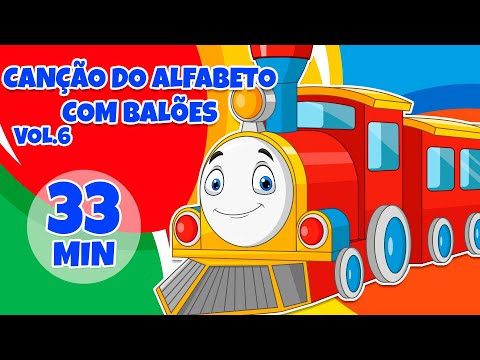 Canção do Alfabeto com Balões Vol. 6 - Giramille 33 min | Desenho Animado Musical