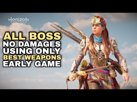 Horizon Forbidden West  - All Boss NO DAMAGE VERY HARD