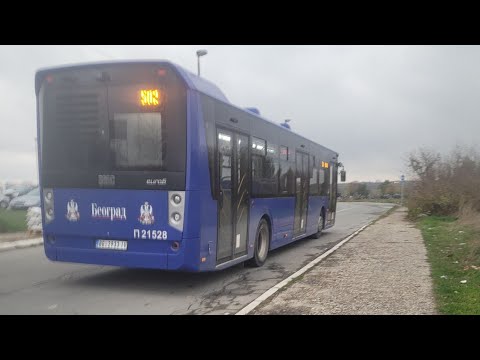 Linija 502: Miljakovac 1-Orlovača groblje (cela trasa) 