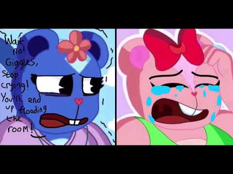 Giggles And Petunia In Wonderland - The Pool Of Tears
